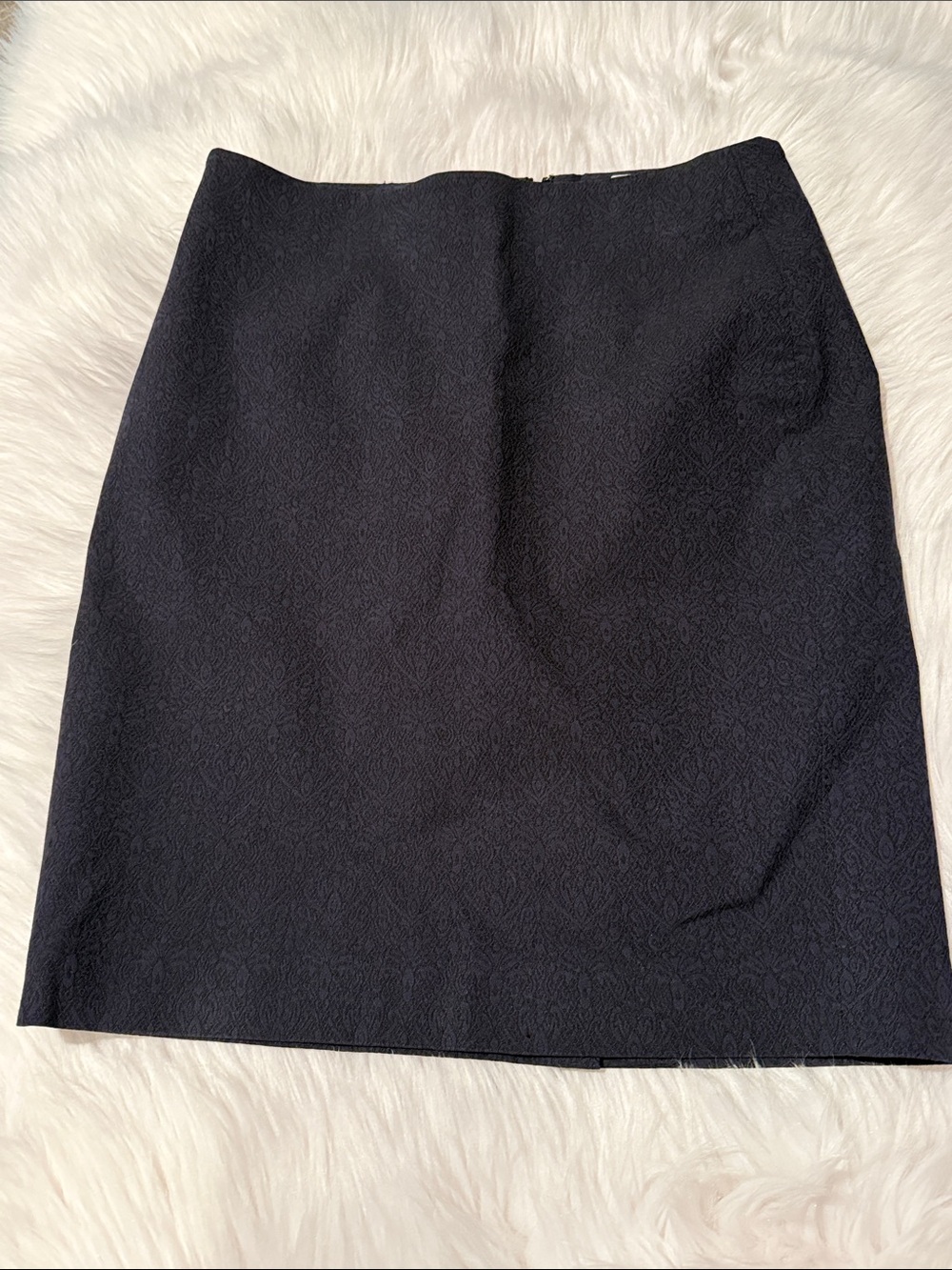 Banana Republic Black Jacquard Pencil Skirt